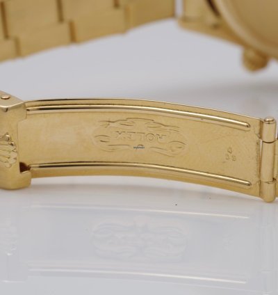 Rolex Daytona 6263 8 18k Gold 1979 Service Papers
