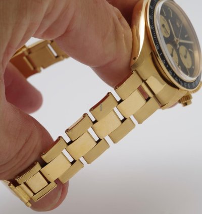 Rolex Daytona 6263 8 18k Gold 1979 Service Papers