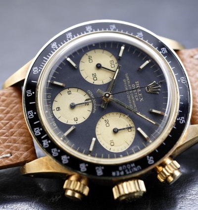 Rolex Daytona 6263 Unpolished 14kt Yellow Gold - Sigma Dial - Super Rare