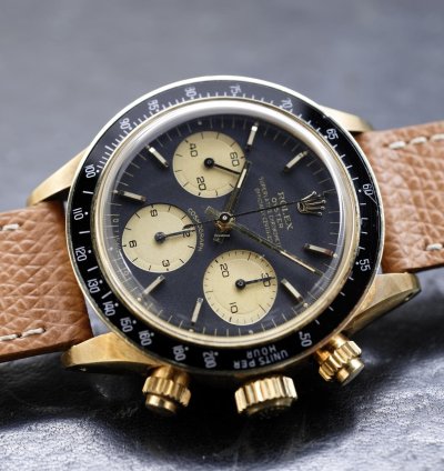 Rolex Daytona 6263 Unpolished 14kt Yellow Gold - Sigma Dial - Super Rare