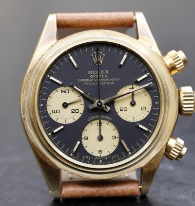 Rolex Daytona 6263 Unpolished 14kt Yellow Gold - Sigma Dial - Super Rare