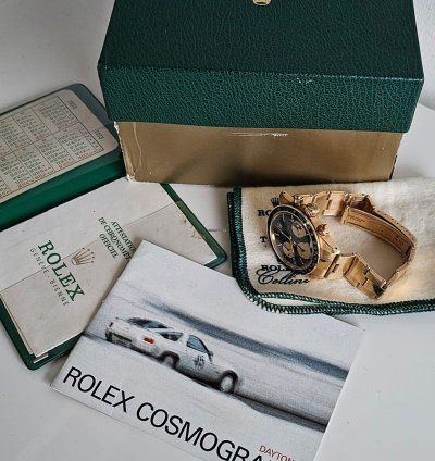 Rolex Daytona 6263 Yellow Gold Rare Full Set