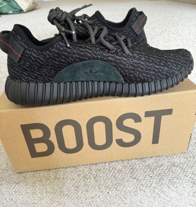 Adidas Yeezy Boost 350 Low Pirate Black Mens Size 11