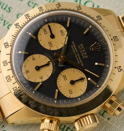 Rolex Daytona 6265 - Black Floating Dial - Millerighe Pushers - Unpolished - Original Warranty