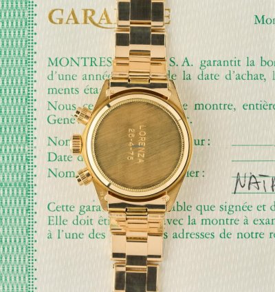 Rolex Daytona 6265 - Black Floating Dial - Millerighe Pushers - Unpolished - Original Warranty