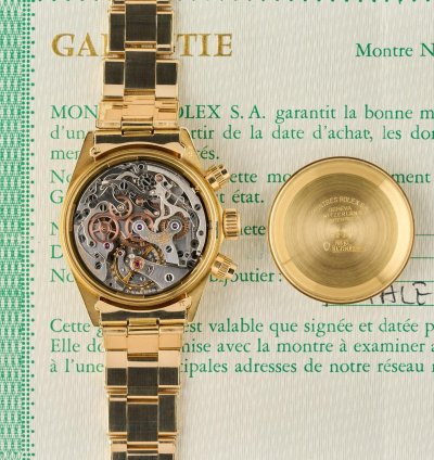 Rolex Daytona 6265 - Black Floating Dial - Millerighe Pushers - Unpolished - Original Warranty