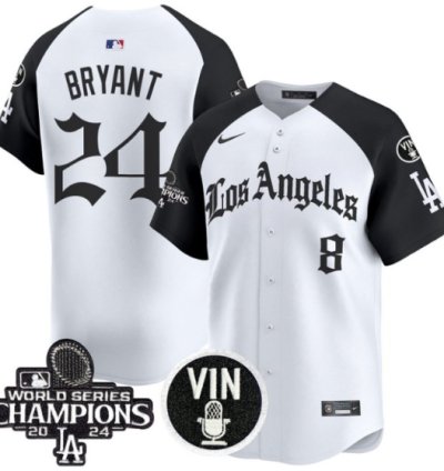Kobe Bryant Jersey 24 Dodgers 2025 La Gothic Style Vapor Premier Limited Stitched Alternate