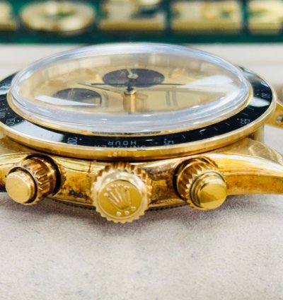 Rolex Daytona Cosmograph 6263 Champagne Dial 14kt Yellow Gold Jubilee Preowned