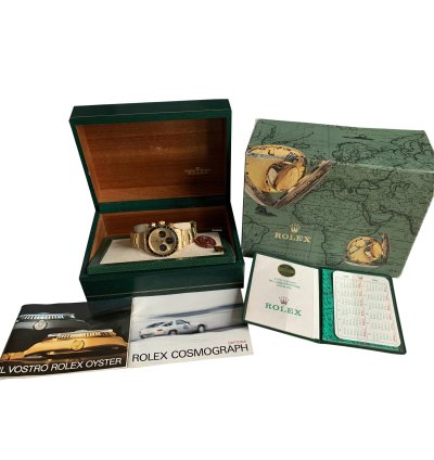Rolex Daytona Cosmograph 6263 Daytona Champagne Dial Yellow Gold 18kt Full Set 1985