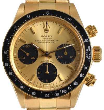 Rolex Daytona Cosmograph 6263 Daytona Champagne Dial Yellow Gold 18kt Full Set 1985