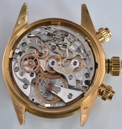 Rolex Daytona Cosmograph 6265 Daytona Black Dial Yellow Gold 18kt Full Set 1985