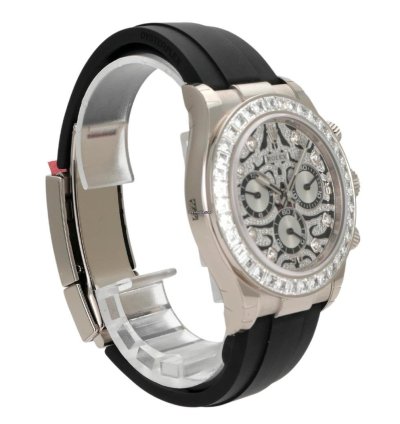 Rolex Daytona Cosmograph Daytona Wei Gold Oysterflex Ref 116589tbr Eye Of The Tiger Stickers