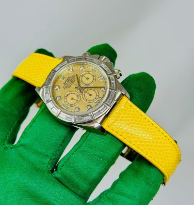 Rolex Daytona Cosmograph Daytona Zenith Lemon Dial 16589br Extremely Rare
