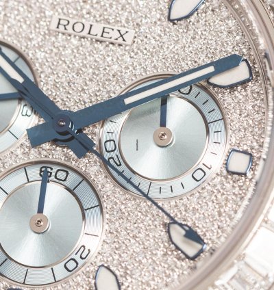 Rolex Daytona Cosmograph Ref 116576tbr 950 Platinum Diamond Setting On Bezel Dial Box Papers Bj-2015