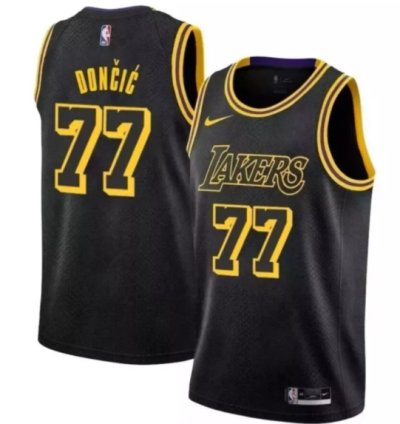 Luka Dončić Los Angeles Lakers Nike Mamba Edition Jersey - Black