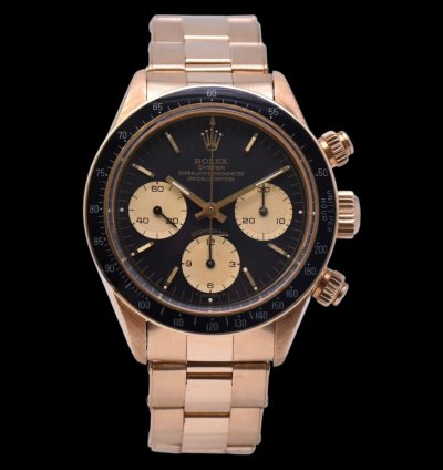 Rolex Daytona Daytona Cosmograph Ref 6263-8 Year 1985 Yellow Gold Top Condition