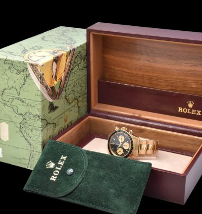 Rolex Daytona Daytona Cosmograph Ref 6263-8 Year 1985 Yellow Gold Top Condition