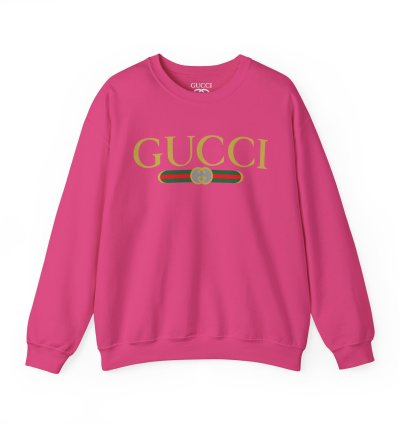 Gucci Gg Logo Heliconia Sweatshirt - Size Usa