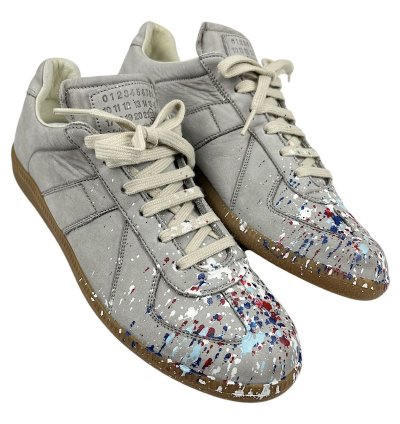 Aw15 Nwt Maison Margiela Paint Splatter Gat Sneakers