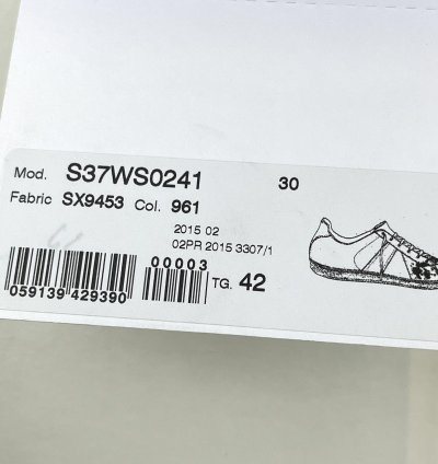 Aw15 Nwt Maison Margiela Paint Splatter Gat Sneakers