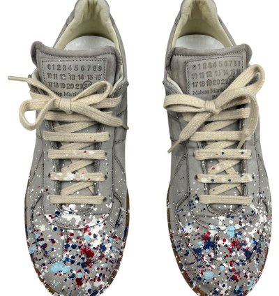 Aw15 Nwt Maison Margiela Paint Splatter Gat Sneakers
