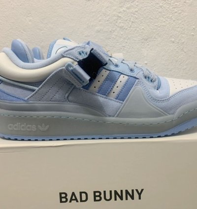 Bad Bunny Forum Buckle Low Blue Tint