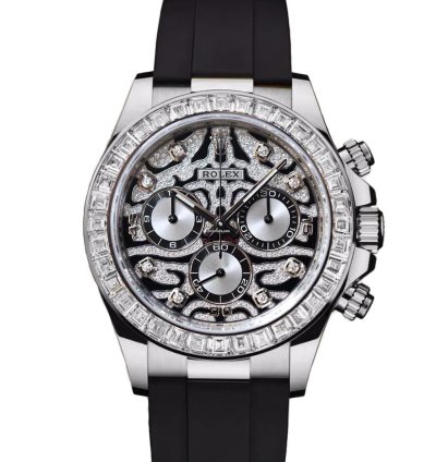 Rolex Daytona Eye Of The Tiger 18k White Gold 116589tbr - Ats-w007768