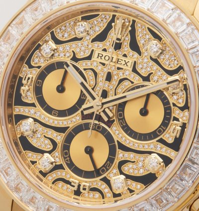 Rolex Daytona Eye Of The Tiger 18k Yellow Gold 116588tbr - Ats-w008208