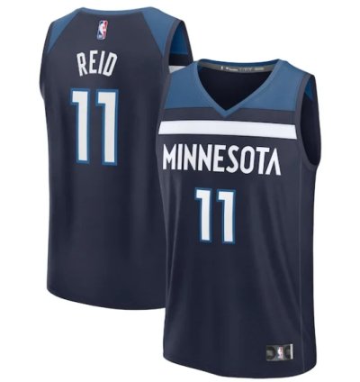 Naz Reid Minnesota Timberwolves Fast Break Player Jersey - Icon Edition - Navy