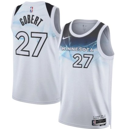 Rudy Gobert Minnesota Timberwolves Nike Unisex 202425 Swingman Player Jersey - City Edition - White
