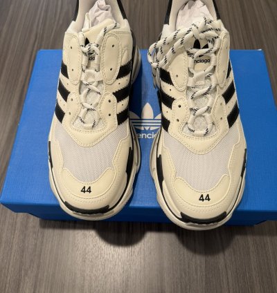Balenciaga Adidas Triple White Black