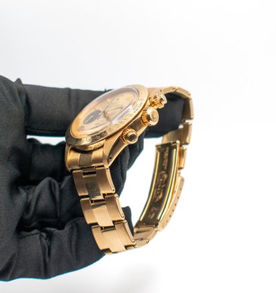 Rolex Daytona Full Set Daytona Yellow Gold Ref 6265 Champagne Dial