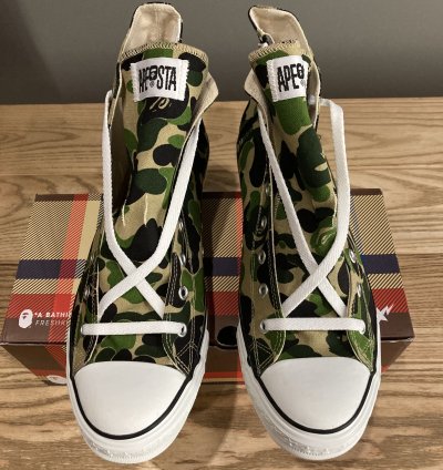 Bape Abc Camo Ape Sta Hi Green 12us