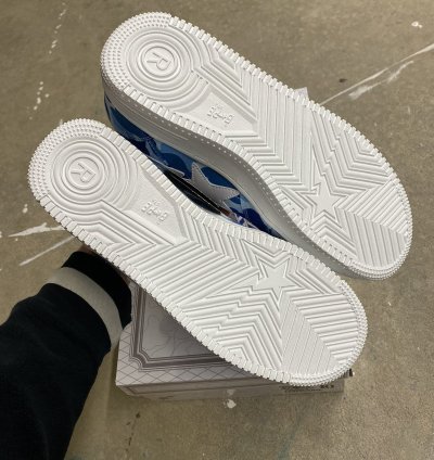Bape Abc Camo Bapesta Blue