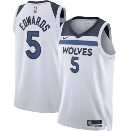 Anthony Edwards Minnesota Timberwolves Nike Unisex Swingman Jersey - Association Edition - White