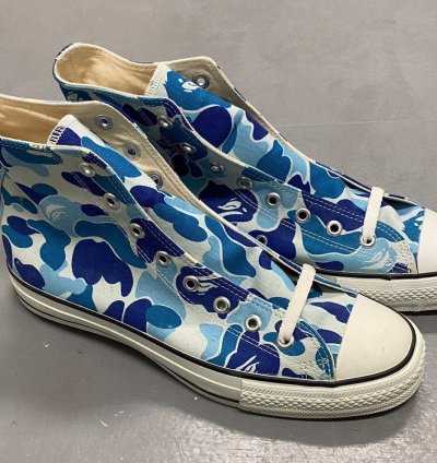 Bape Ape Sta Hi Canvas Abc Blue Camo