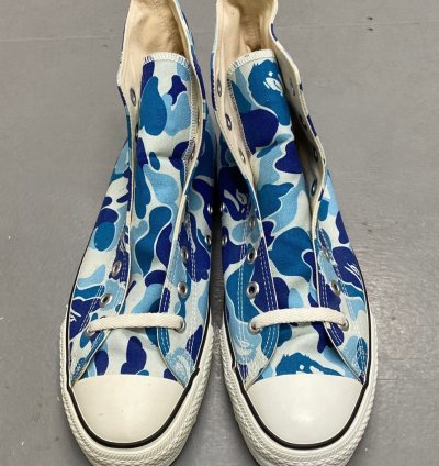 Bape Ape Sta Hi Canvas Abc Blue Camo