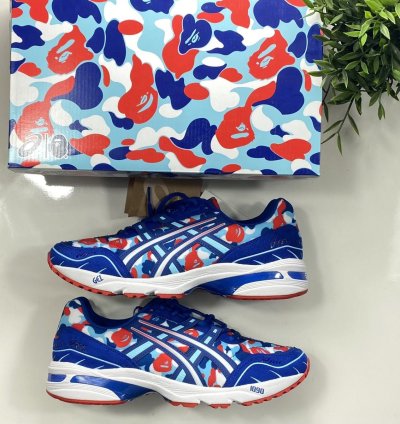 Bape Asics Gel-1090 France Camo 2021