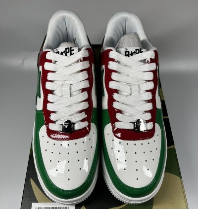 Bape Bape Sta 1 Green White Red - Size 10