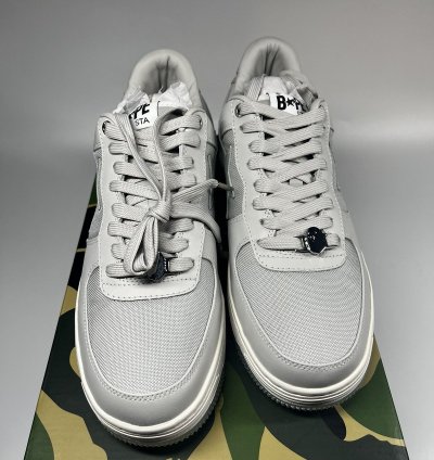 Bape Bape Sta 1 Text Code Camo Gray - Size 11