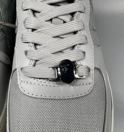 Bape Bape Sta 1 Text Code Camo Gray - Size 11