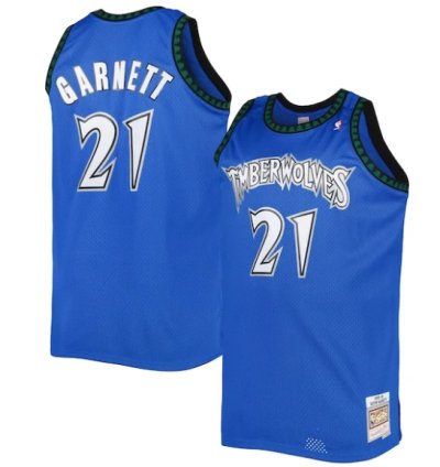 Kevin Garnett Minnesota Timberwolves Big Tall Hardwood Classics 200304 Swingman Jersey - Blue