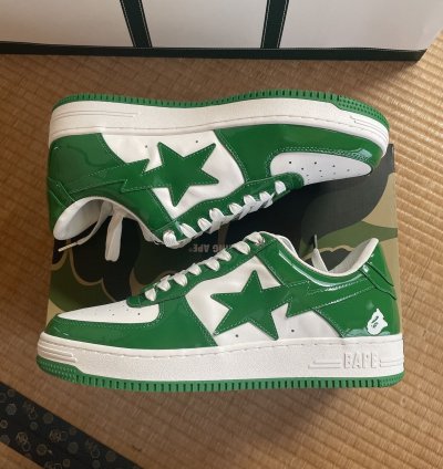 Bape Bape Sta Low Green 2022