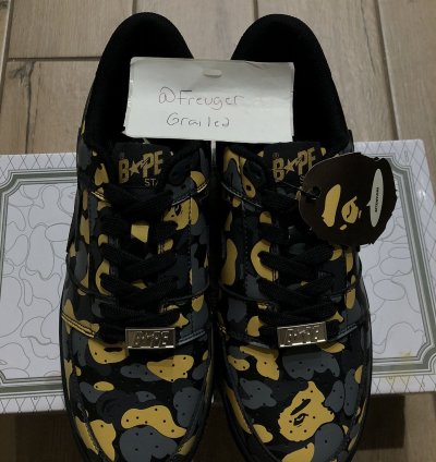 Bape Bapesta Madison Ave