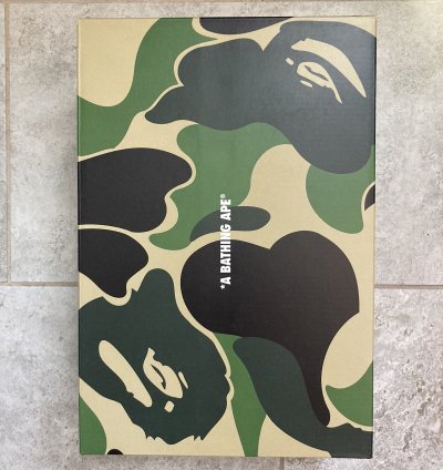Bape Bapesta Patent Leather Orange White