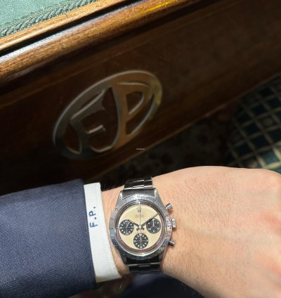 Rolex Daytona Paul Newman Tropical Scritta Larga 6239 Full Set