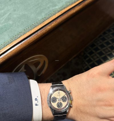 Rolex Daytona Paul Newman Tropical Scritta Larga 6239 Full Set