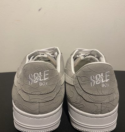 Bape Bapesta Solebox Light Grey