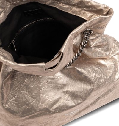 Balenciaga Crush Metallic Tote Bag
