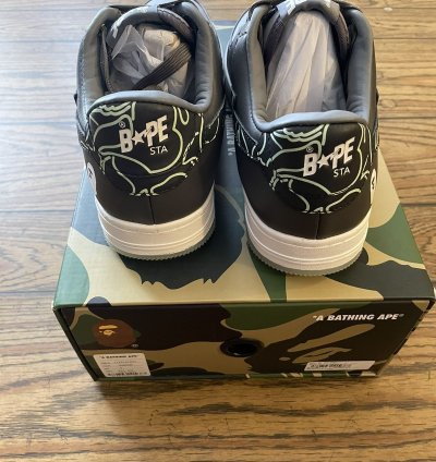 Bape Charcoal Text Code Camo Bapestas